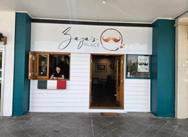 Zaza's Place — Café Storefront Repaint